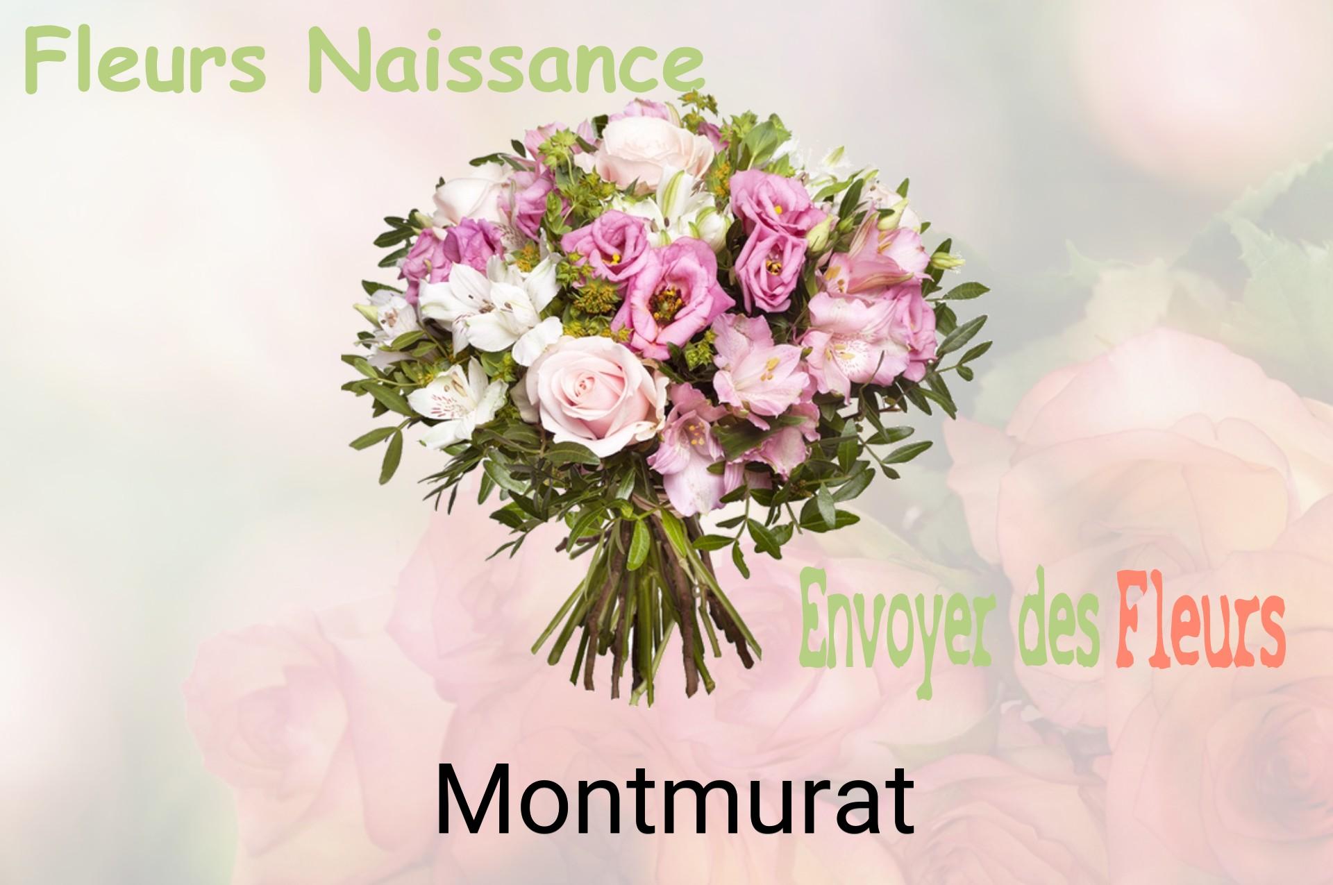 Bouquet de fleurs de naissance livré à Montmurat
